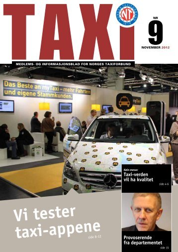TAXI nr. 9/12 - Norges Taxiforbund