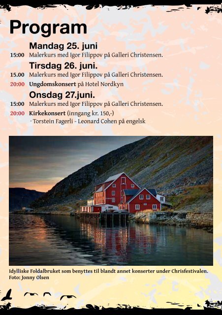 Program - Chrisfestivalen