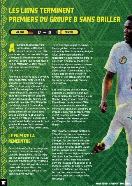 wiwsport Magazine - Hors Série n02 Spécial CAN 2021