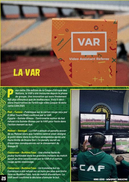wiwsport Magazine - Hors Série n02 Spécial CAN 2021