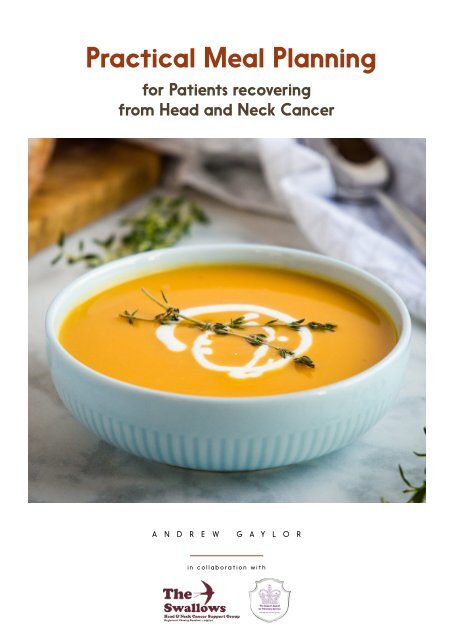 Cookbook by Andrew Gaylor (Head and Neck Cancer Survivor 2022)