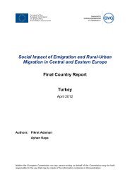 WP2 Turkey: Country Report - İstanbul Bilgi Üniversitesi | AB Enstitüsü