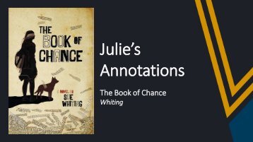 Julie's Annotations
