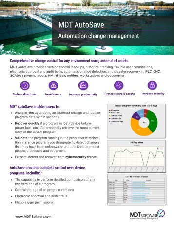 Brochure - AutoSave Change Management