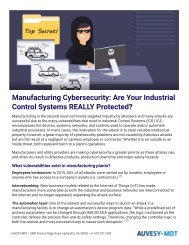 Manufacturing Cybersecurity: Are Your Industrial Control Systems REALLY Protected?