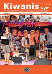 follokonventet 2. 4. september 2011 - Kiwanis