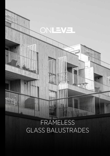 Glass balustrades - Onlevel - Trans Level