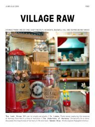 Village Raw - ISSUE 1