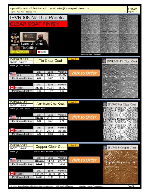 IPVR008-TIN-CEILING