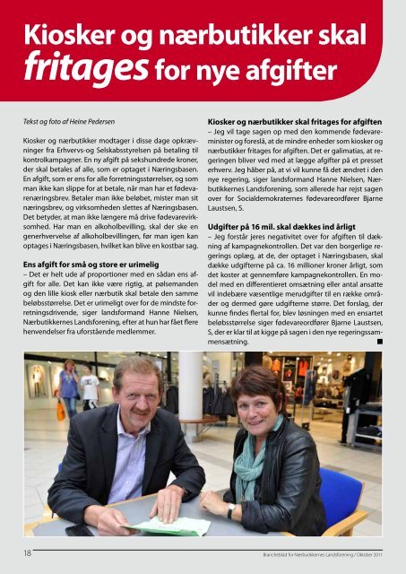 Afgifter skal bruges til forebyggelse og behandling