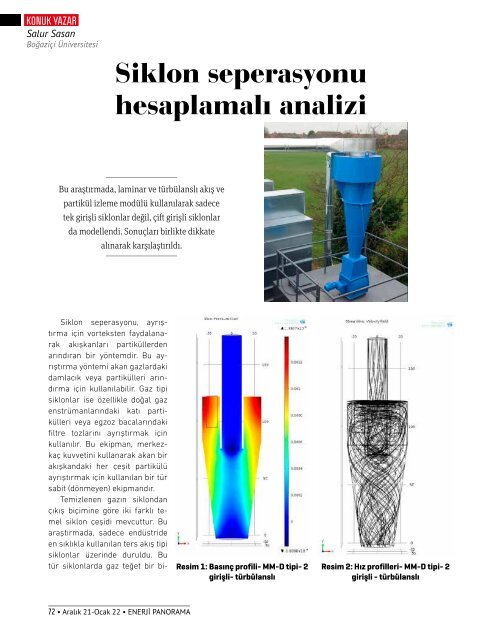 Enerji Panorama Aralık 2021 - Ocak 2022