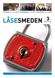 Last ned Låsesmeden nr. 3 2008 - Foreningen Norske Låsesmeder