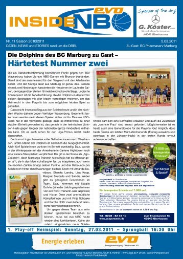 INFOS ZU TECTUM & evo NBO - New Basket 92 Oberhausen