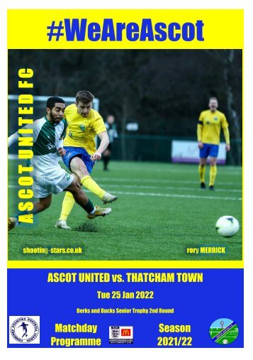 Ascot v Thatcham 250122