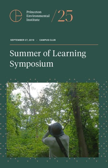 Summer Of Learning Symposium - 2019 Program