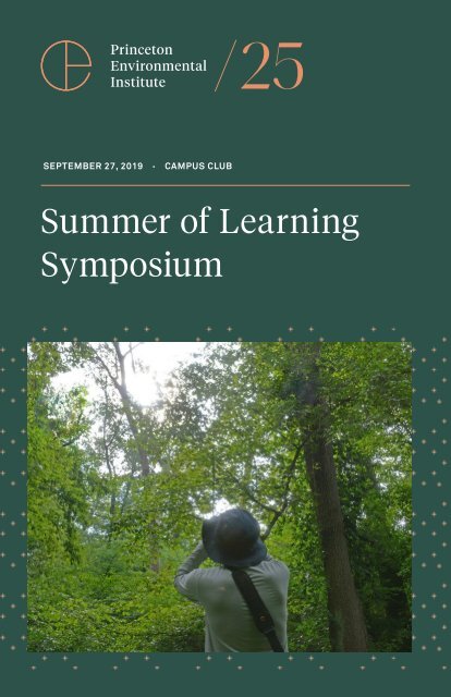 Summer Of Learning Symposium - 2019 Program