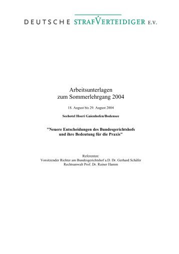 Download - Deutsche Strafverteidiger eV