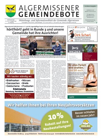 Algermissener Gemeindebote 28.01.2022