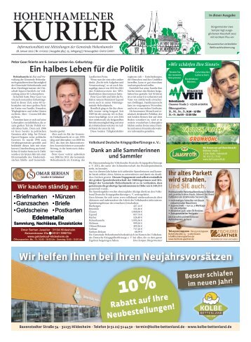 Hohenhamelner Kurier 28.01.2022