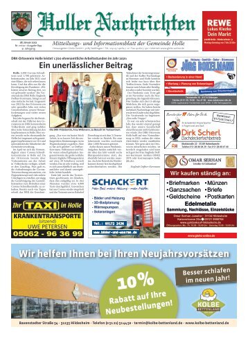 Holler Nachrichten 28.01.2022