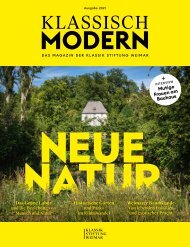 klassisch modern. Das Magazin der Klassik Stiftung Weimar | Ausgabe 2021