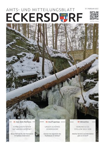 Eckersdorf Amts- und Mitteilungsblatt Februar 2022
