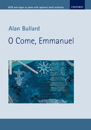 Alan Bullard O Come Emmanuel vocal score