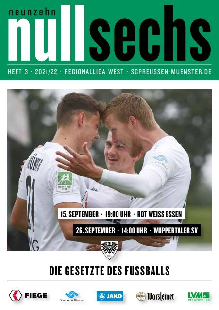 nullsechs Stadionmagazin - Heft 3 2021/22