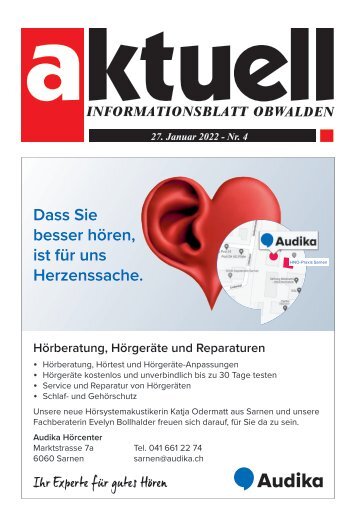 Aktuell Obwalden | KW04 | 27. Januar 2022