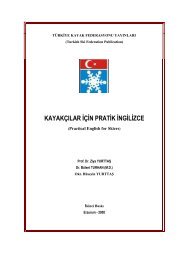 kayakçılar için pratik ingilizce - Prof. Dr. Ziya Yurttaş