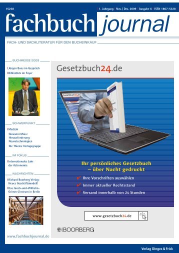 Ihr persönliches Gesetzbuch – über Nacht ... - Fachbuch-Journal