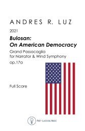 _Luz, Andres - Bulosan - On American Democracy for Narrator and Wind Symphony