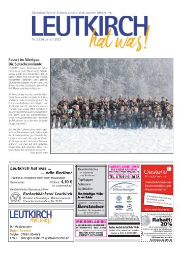 Leutkirch hat was 26.01.2022