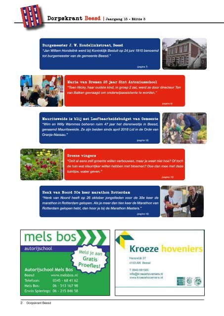 Dorpskrant Jaargang 13, Editie 3