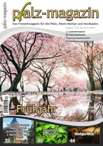 pfalz-magazin Feb-März 2022 Frühjahr