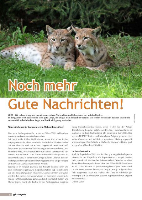 pfalz-magazin Feb-März 2022 Frühjahr