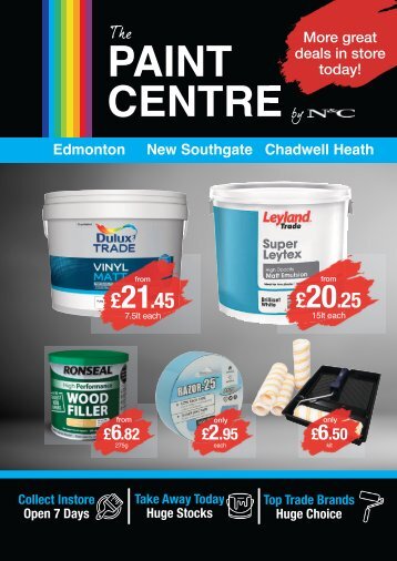 Paint Centre by N&C Promotional Booklet