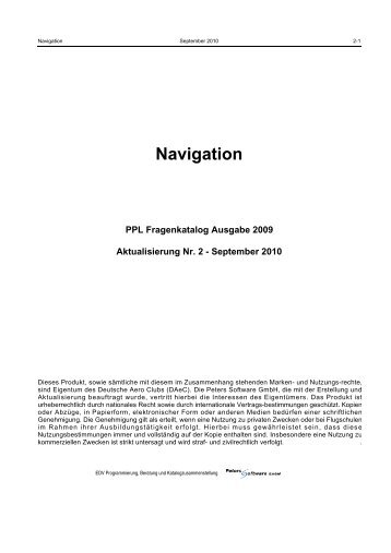 Navigation - Peters Software GmbH