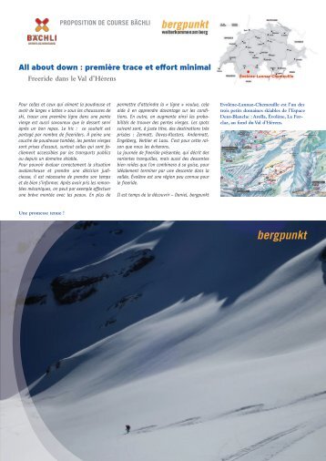 Proposition de Course 02.2022 – Val d'Hérens, première trace et effort minimal