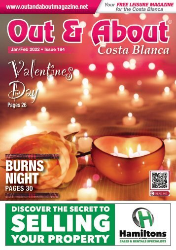 Out and About Magazine Costa Blanca January 2022 -issue194