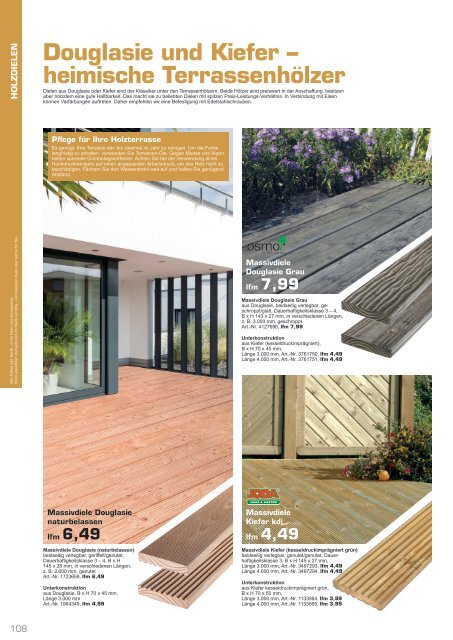 Gartenkatalog 2022 - Holz im Garten - neutral - Sortiment - Thyssen - Remmers