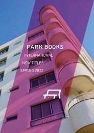 Park Books International New Titles Spring 2022