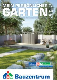 Gartenkatalog 2022 - Holz im Garten - i&M - Sortiment - Scobalit - Akzo