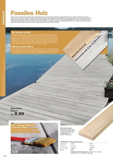 Gartenkatalog 2022 - Holz im Garten - i&M - Sortiment - Thyssen - Saicos