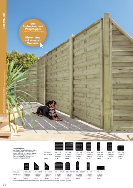 Gartenkatalog 2022 - Holz im Garten - i&M - Sortiment - Thyssen - Saicos