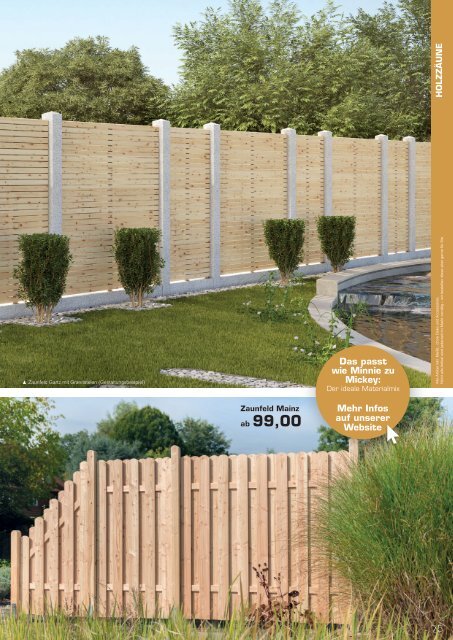 Gartenkatalog 2022 - Holz im Garten - i&M - Sortiment - Thyssen - Saicos