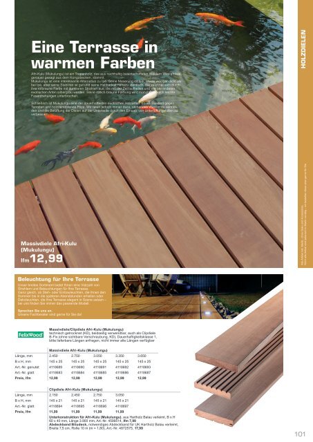 Gartenkatalog 2022 - Holz im Garten - i&M - Sortiment - Thyssen - Saicos