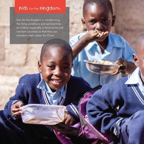 Kids for the Kingdom Annual Report 2020