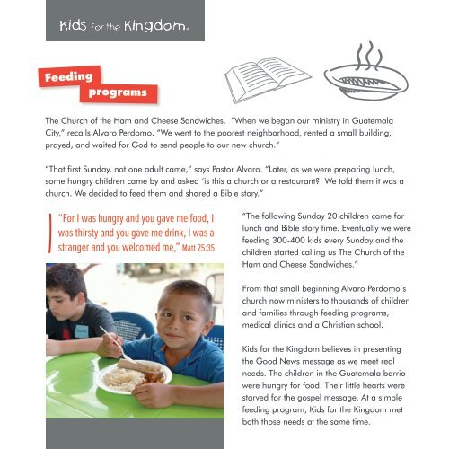 Kids for the Kingdom Annual Report 2020