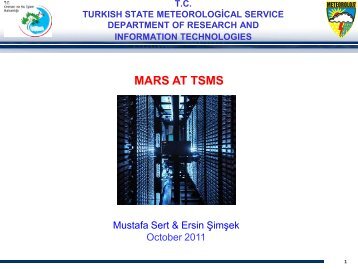 T.C. DEVLET METEOROLOJİ İŞLERİ GENEL MÜDÜRLÜĞÜ ...